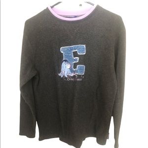 Vintage Disney Eeyore fleece sweatshirt